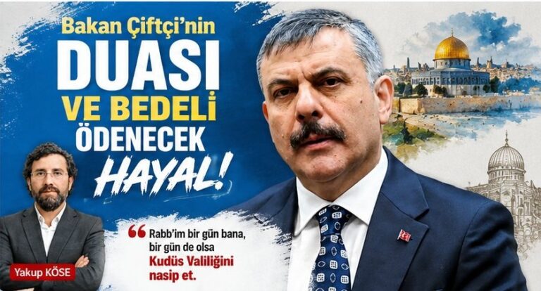 İçişleri Bakanı Mustafa Çiftçi’nin Duası