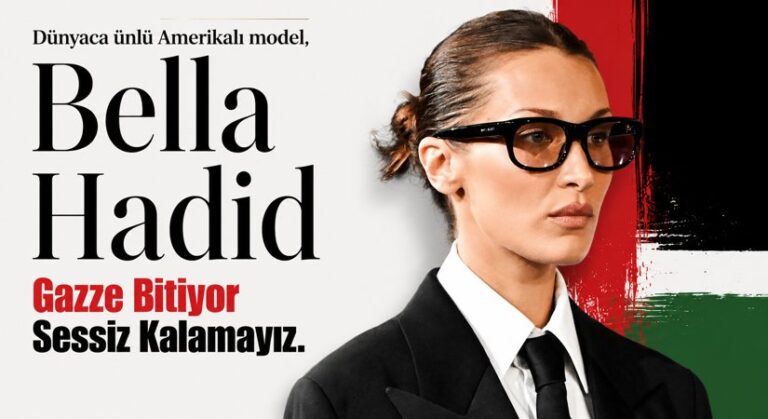 Ünlü Model Bella Hadid’den: Filistin’e Tam Destek