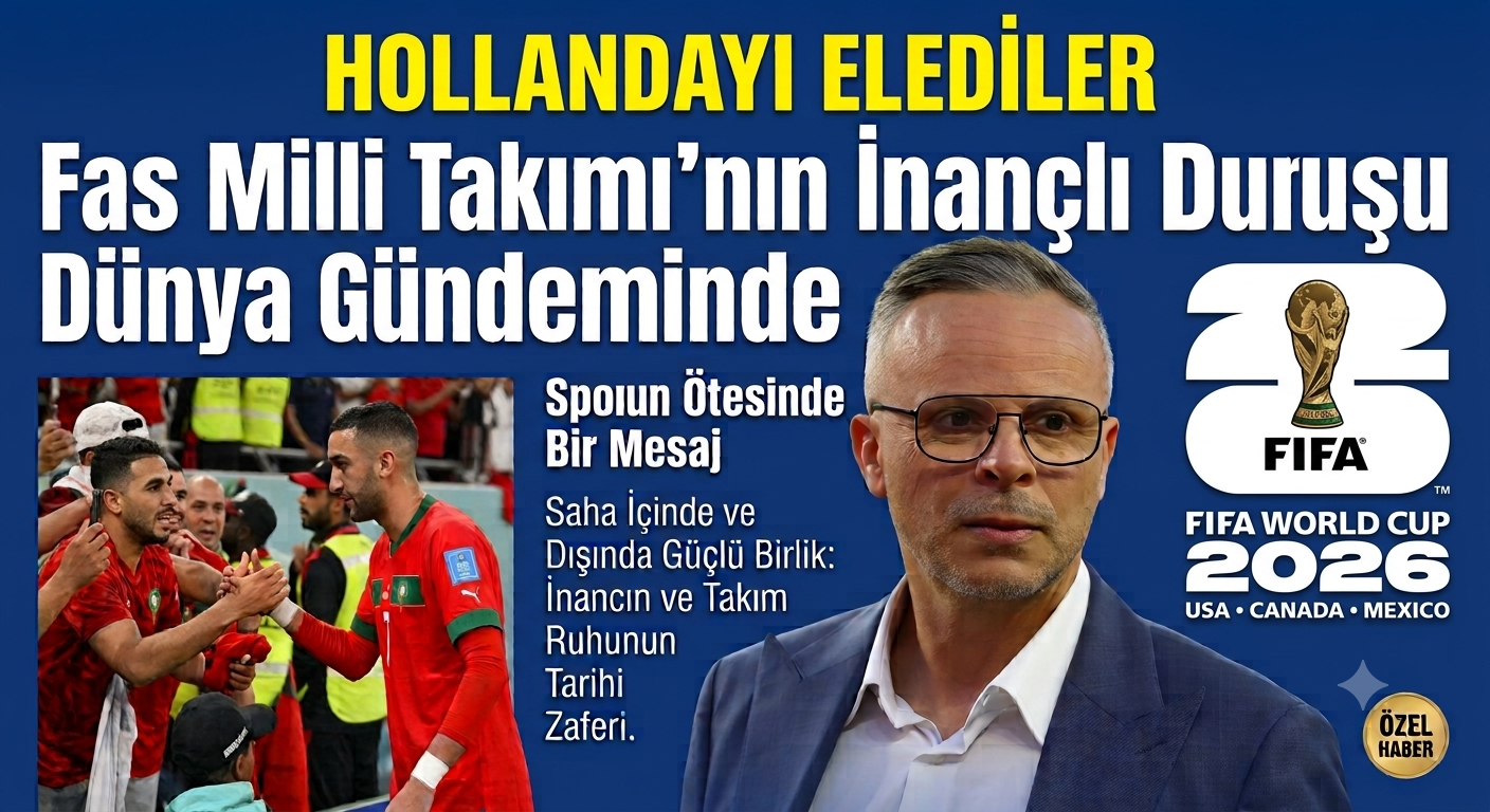 Fas Milli Takımı’nın, İnançlı Duruşu Dünya Gündeminde