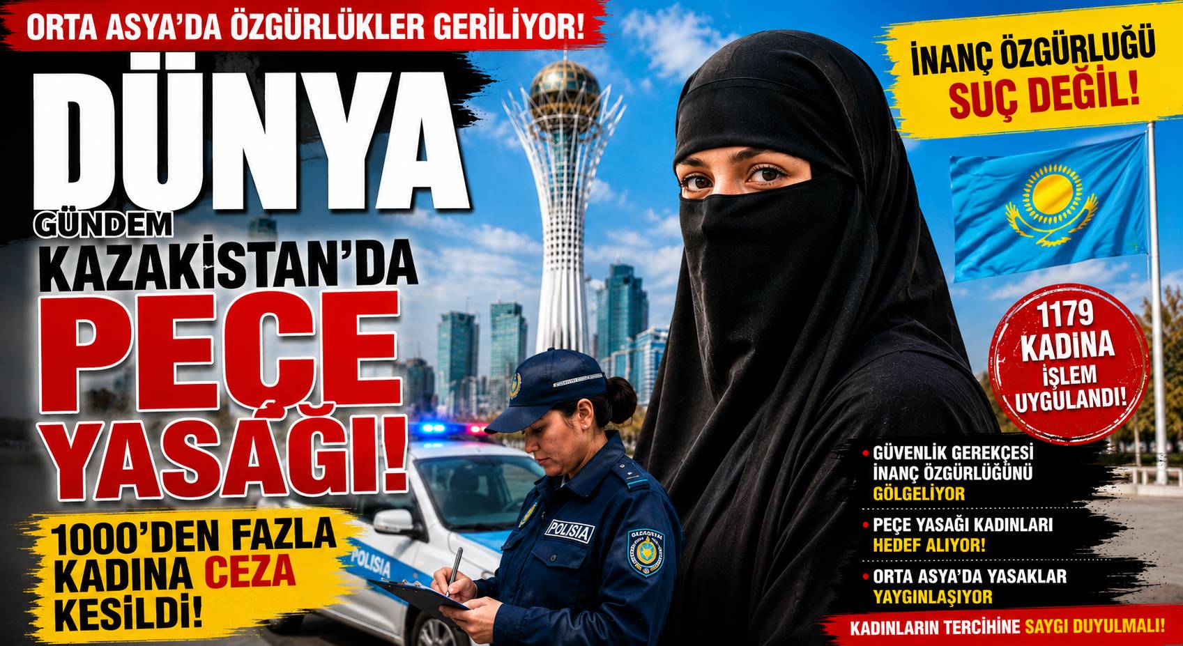 Kazakistan’da İnanç Özgürlüğüne Darbe