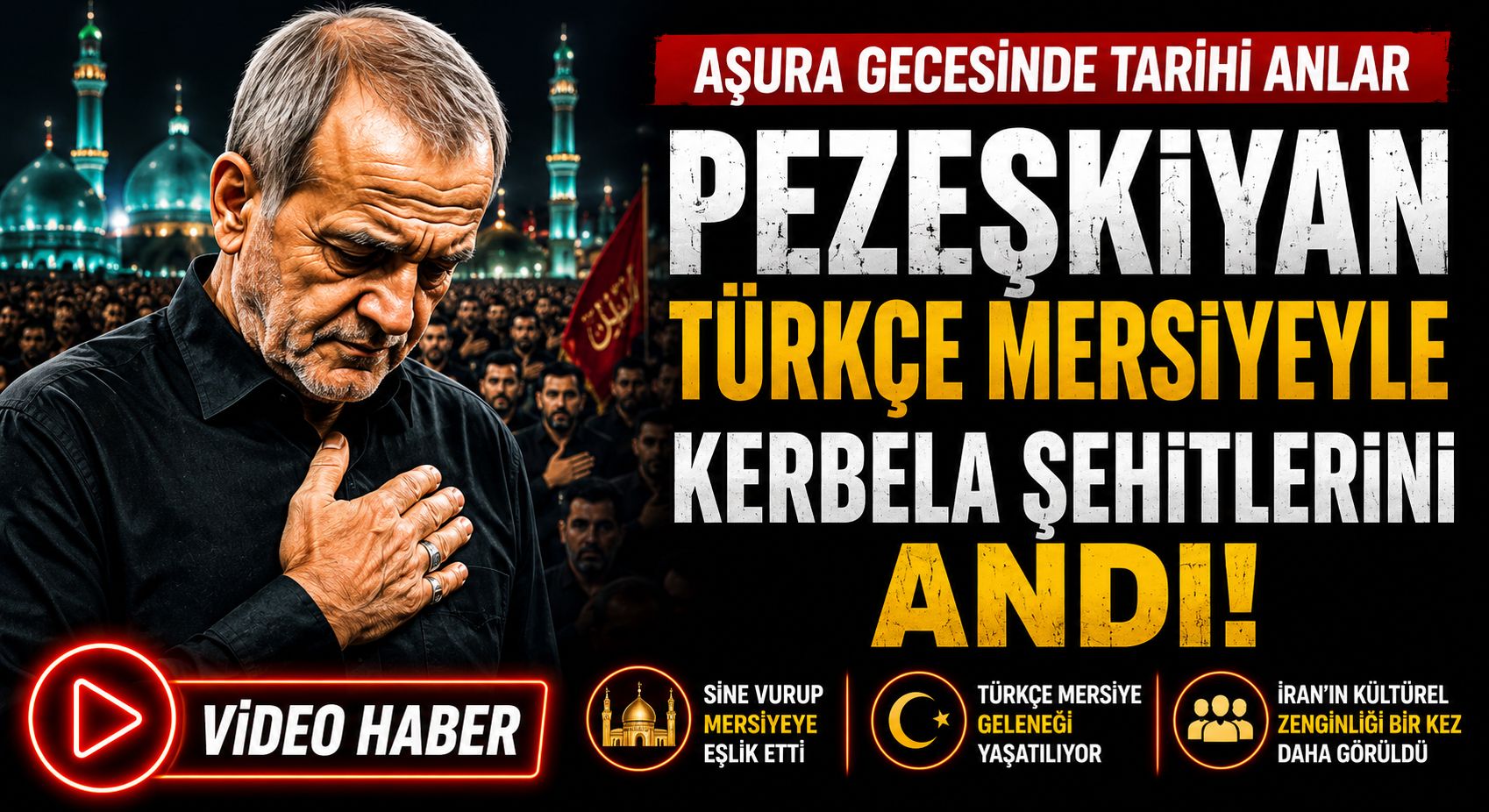 Pezeşkiyan Türkçe Mersiye Eşliğinde Sine Vurdu