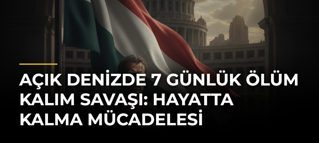 Açık denizde 7 günlük ölüm kalım savaşı: Hayatta kalma mücadelesi