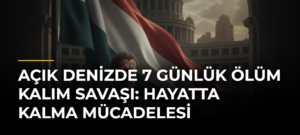 Açık denizde 7 günlük ölüm kalım savaşı: Hayatta kalma mücadelesi