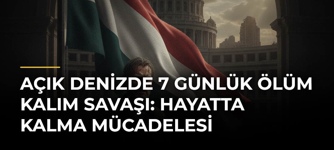 Açık denizde 7 günlük ölüm kalım savaşı: Hayatta kalma mücadelesi