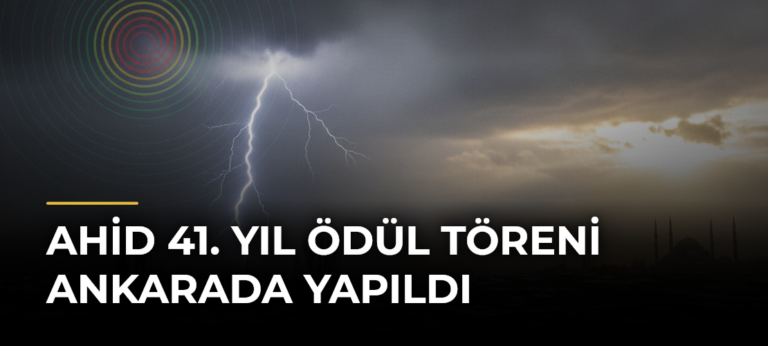 AHİD 41. Yıl Ödül Töreni Ankarada Yapıldı
