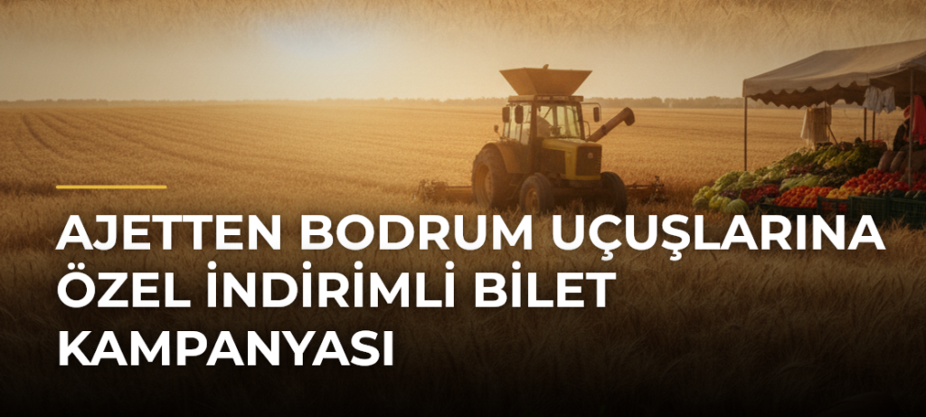 AJetten Bodrum uçuşlarına özel indirimli bilet kampanyası