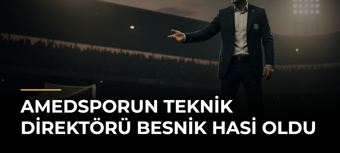 Amedsporun teknik direktörü Besnik Hasi oldu