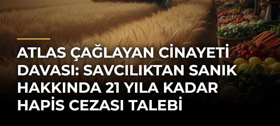 Atlas Çağlayan cinayeti davası: Savcılıktan sanık hakkında 21 yıla kadar hapis cezası talebi