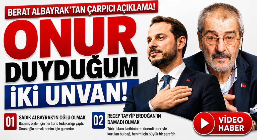 Berat Albayrak, Onur Duyduğum İki Unvan Var