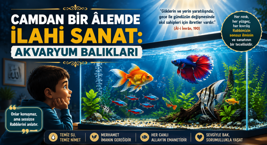 CAMDAN BİR ÂLEMDE İLAHİ SANAT: AKVARYUM BALIKLARI