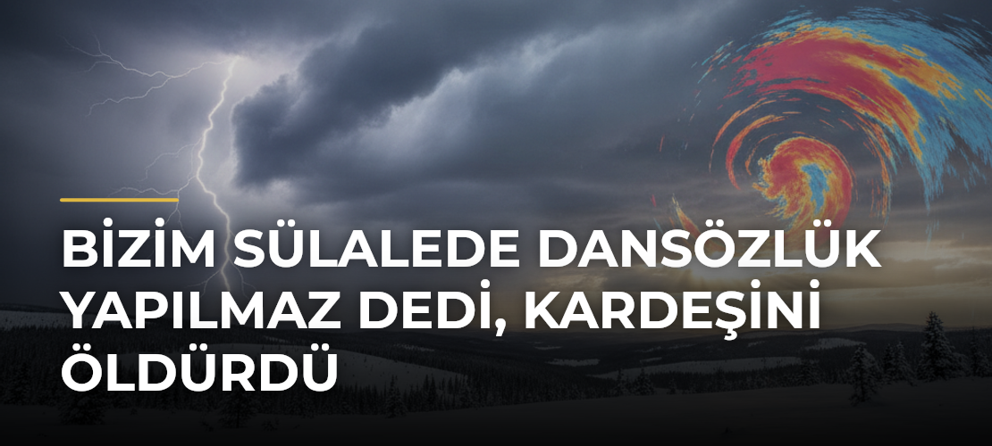 Bizim sülalede dansözlük yapılmaz dedi, kardeşini öldürdü
