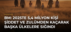 BM: 2025te 5,4 milyon kişi şiddet ve zulümden kaçarak başka ülkelere sığındı