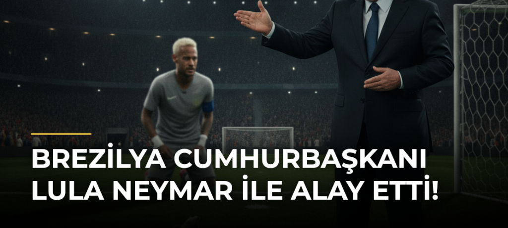 Brezilya Cumhurbaşkanı Lula Neymar ile alay etti!