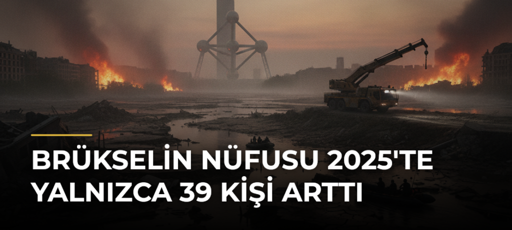Brükselin nüfusu 2025’te yalnızca 39 kişi arttı