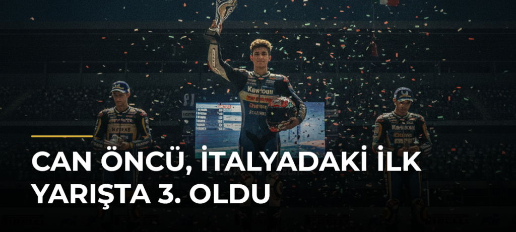 Can Öncü, İtalyadaki İlk Yarışta 3. Oldu