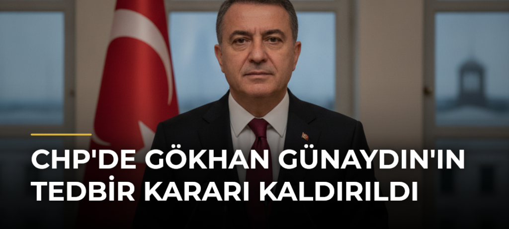 CHP’de Gökhan Günaydın’ın tedbir kararı kaldırıldı