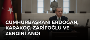 Cumhurbaşkanı Erdoğan, Karakoç, Zarifoğlu ve Zengini andı