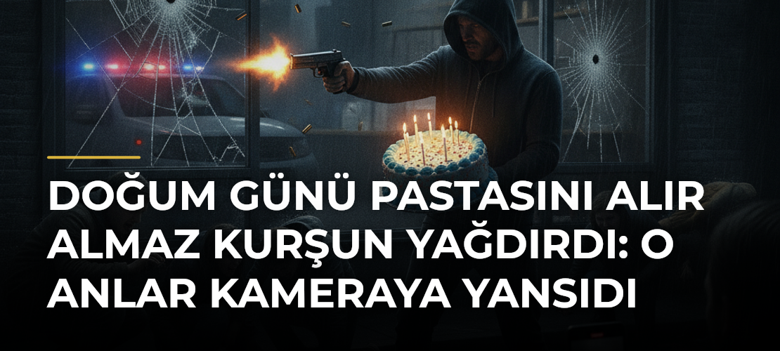 Doğum Günü Pastasını Alır Almaz Kurşun Yağdırdı: O Anlar Kameraya Yansıdı - Mirat Haber