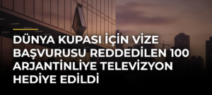 Dünya Kupası için vize başvurusu reddedilen 100 Arjantinliye televizyon hediye edildi