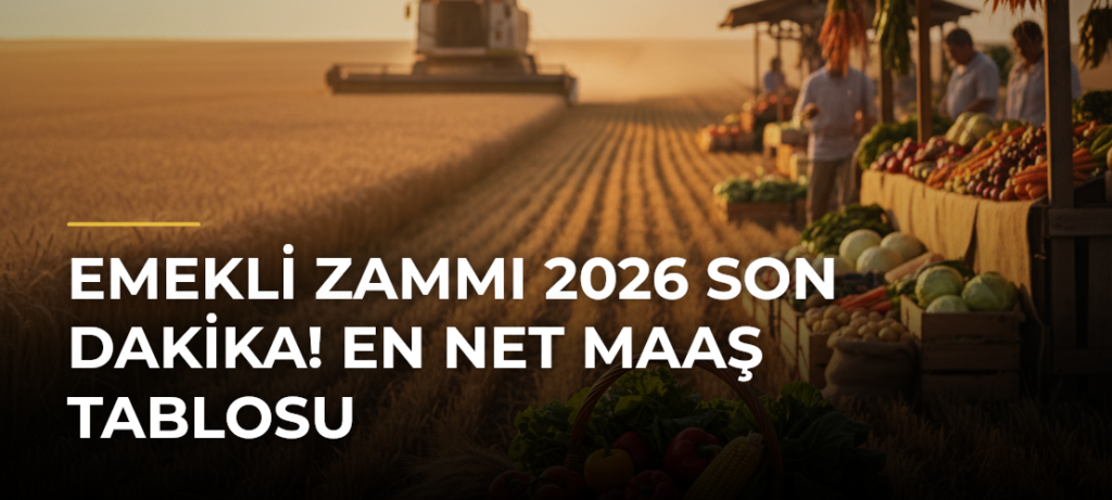 EMEKLİ ZAMMI 2026 SON DAKİKA! En net maaş tablosu