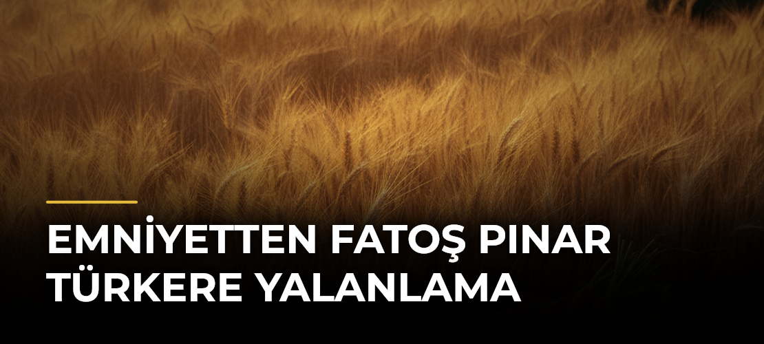 Emniyetten Fatoş Pınar Türkere Yalanlama