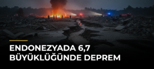 Endonezyada 6,7 büyüklüğünde deprem