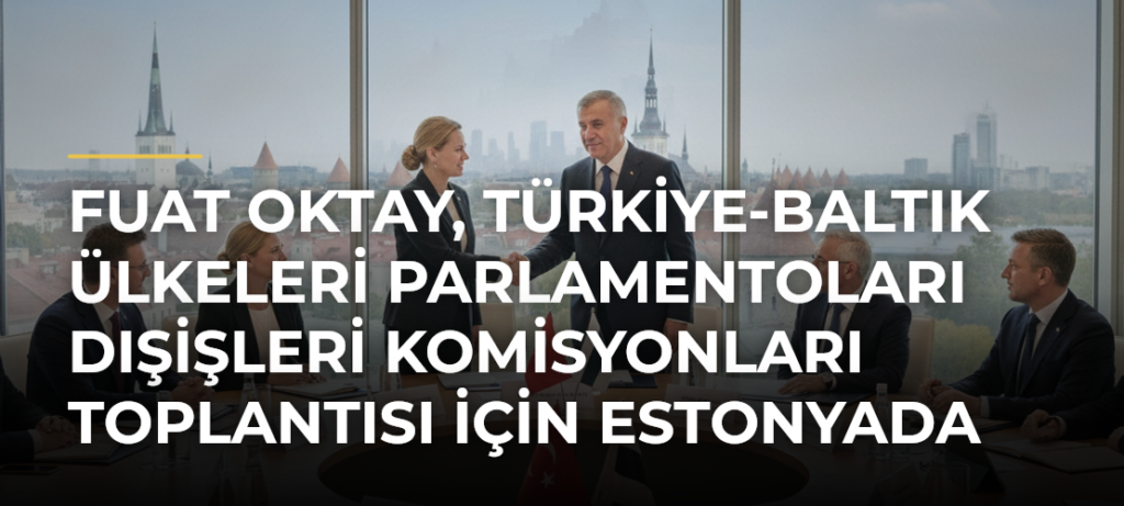 Fuat Oktay, Türkiye-Baltık Ülkeleri Parlamentoları Dışişleri Komisyonları Toplantısı için Estonyada