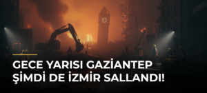 Gece yarısı Gaziantep şimdi de İzmir sallandı!