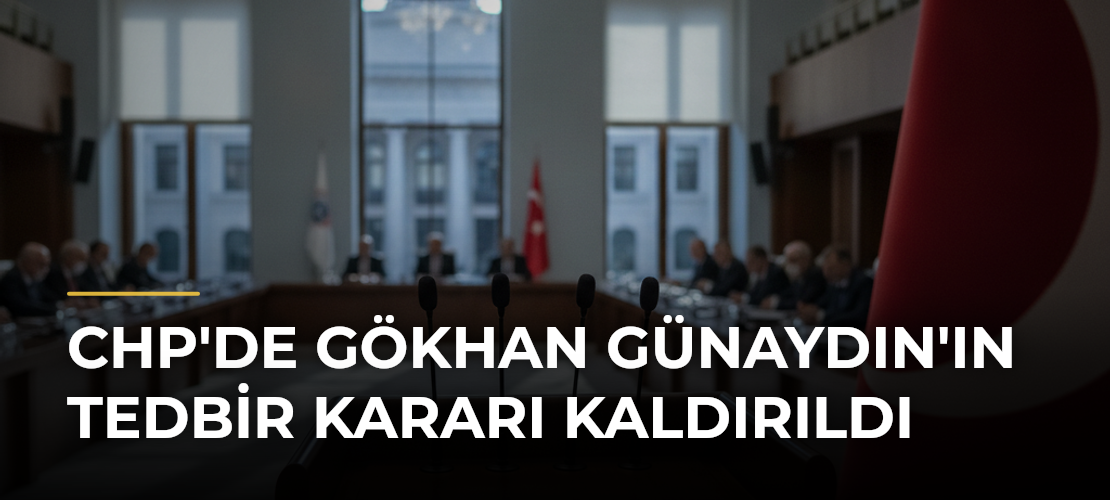 CHP'de Gökhan Günaydın'ın tedbir kararı kaldırıldı - Mirat Haber