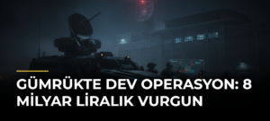 Gümrükte dev operasyon: 8 milyar liralık vurgun