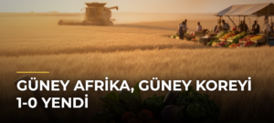 Güney Afrika, Güney Koreyi 1-0 yendi