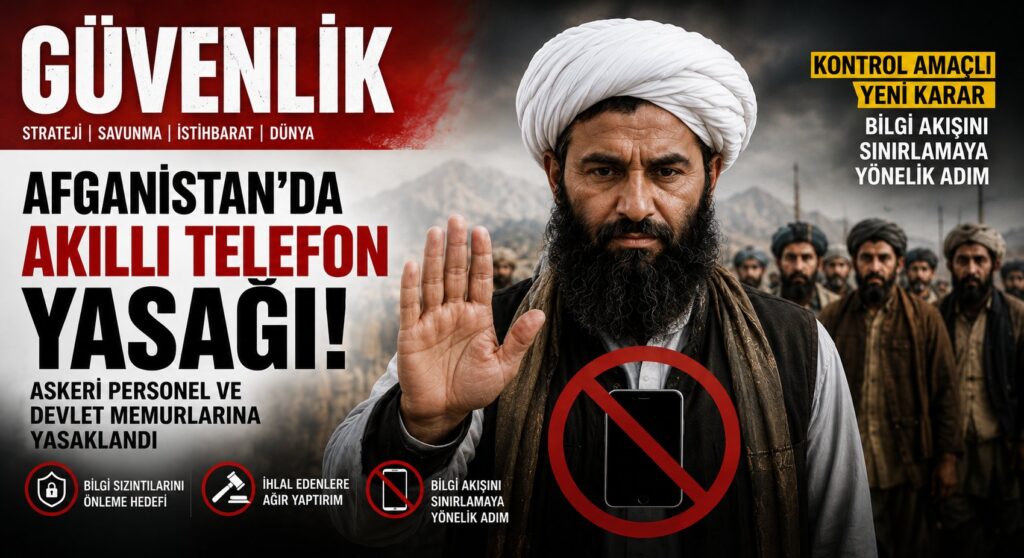 Afganistan’da Asker ve Memurlara Akıllı Telefon Yasağı!