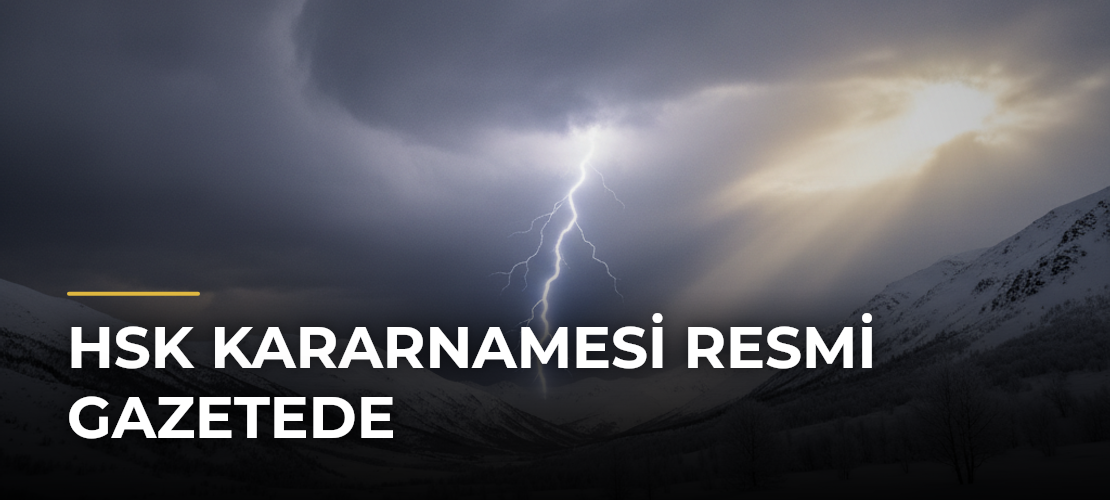 HSK kararnamesi Resmi Gazetede - Haber Sitesi