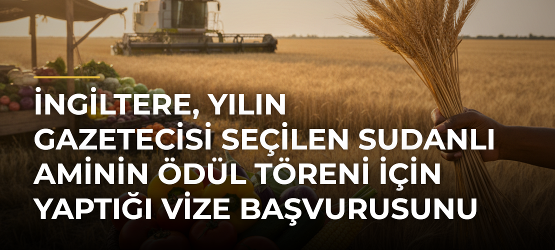 İngiltere, Yılın Gazetecisi seçilen Sudanlı Aminin ödül töreni için yaptığı vize başvurusunu reddetti