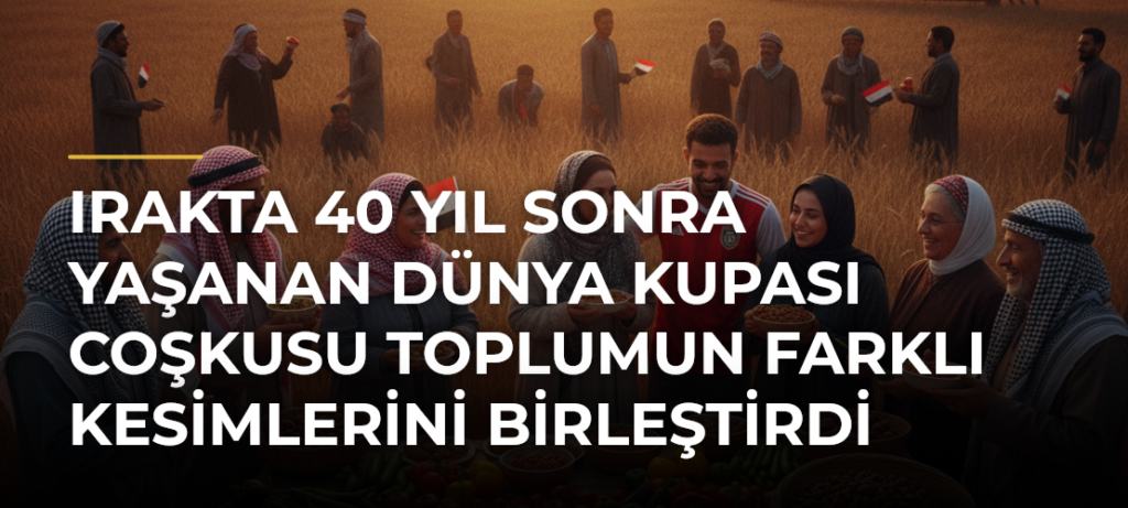 Irakta 40 Yıl Sonra Yaşanan Dünya Kupası Coşkusu Toplumun Farklı Kesimlerini Birleştirdi