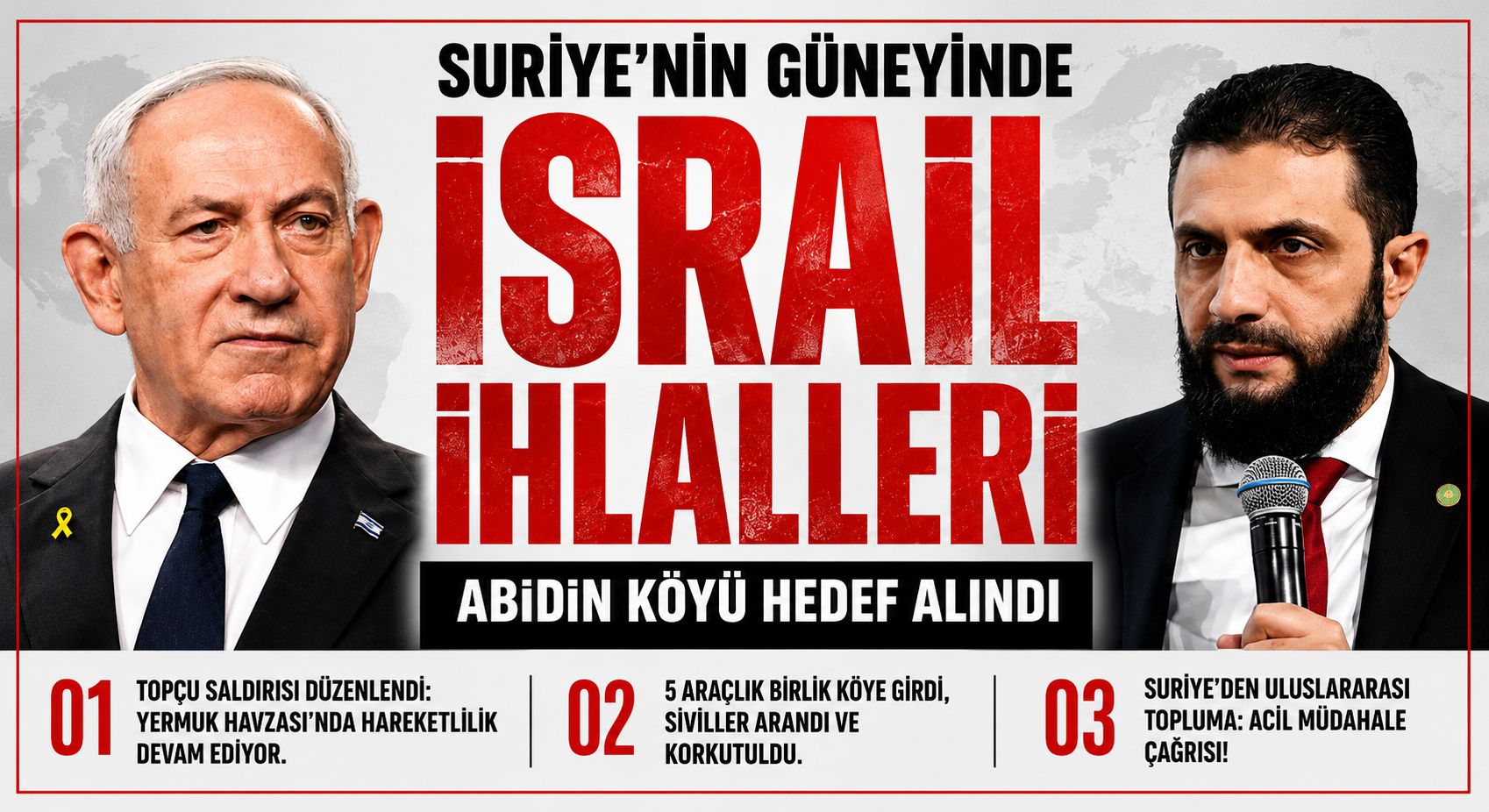 İsrail Ordusu Suriye’nin Dera Kırsalını Topçu Ateşiyle Vurdu