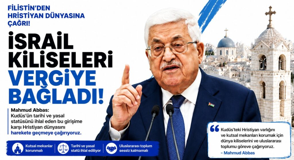 Filistin’den İsrail’in Kilise Vergi Kararına Sert Tepki