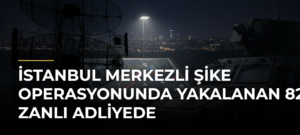 İstanbul merkezli şike operasyonunda yakalanan 82 zanlı adliyede