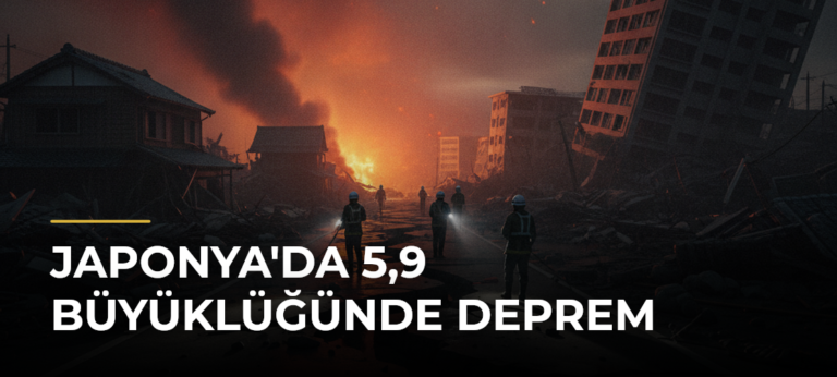 Japonya’da 5,9 Büyüklüğünde Deprem