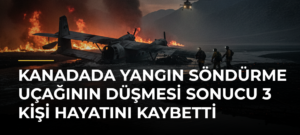 Kanadada yangın söndürme uçağının düşmesi sonucu 3 kişi hayatını kaybetti