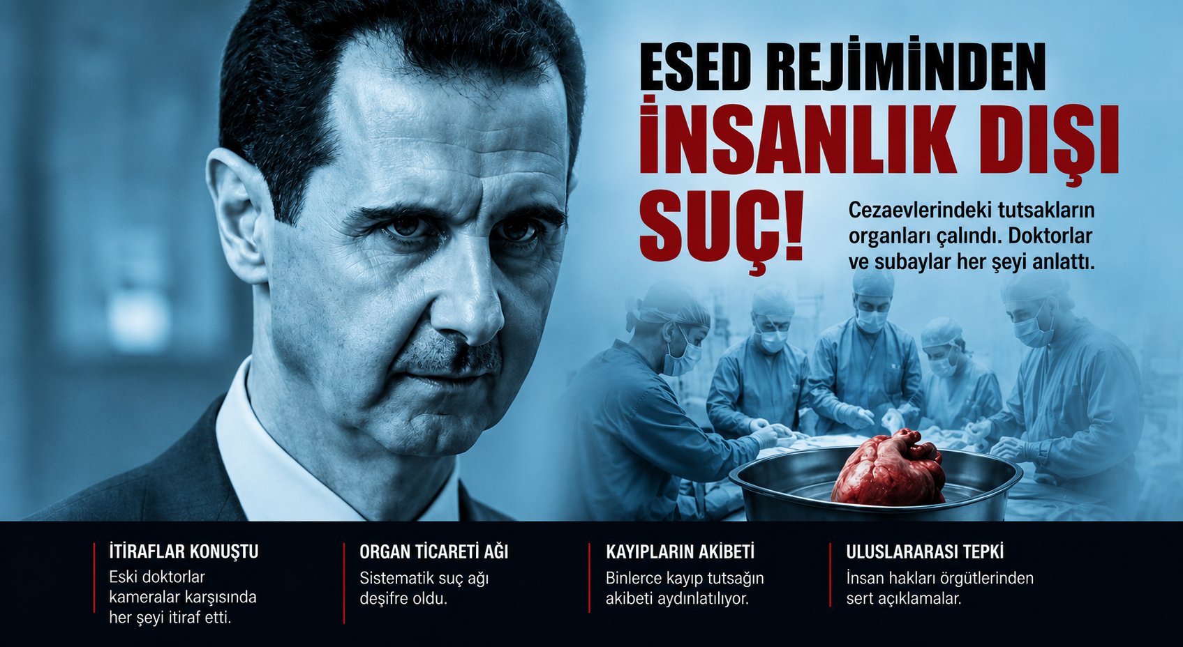 Esed Rejimi, Mahkumların Organları için Onları Öldürdü