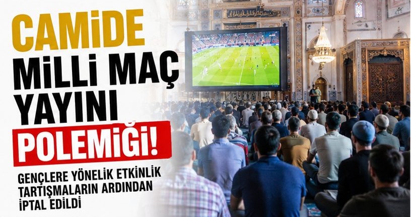 Camide Dev Ekranda Maç Yayını Polemiği