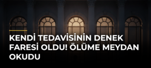 Kendi tedavisinin denek faresi oldu! Ölüme meydan okudu