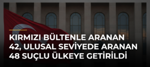 Kırmızı Bültenle Aranan 42, Ulusal Seviyede Aranan 48 Suçlu Ülkeye Getirildi