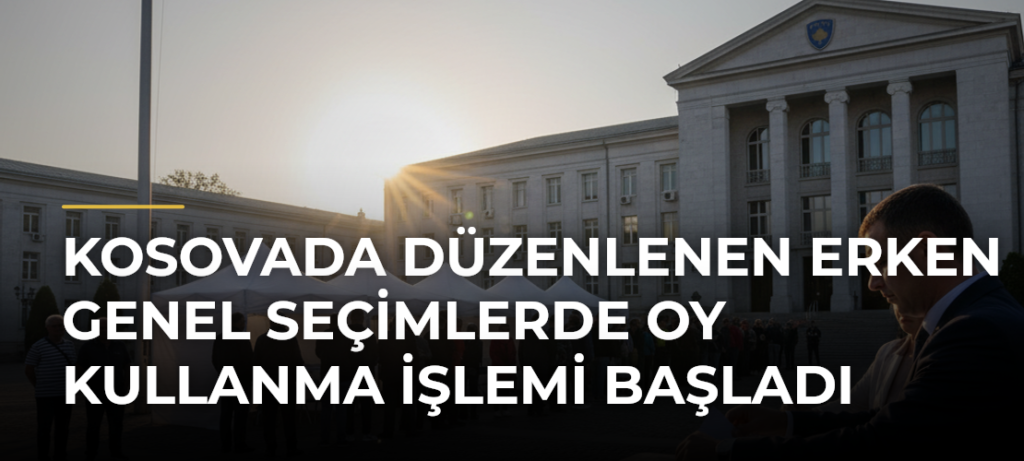 Kosovada düzenlenen erken genel seçimlerde oy kullanma işlemi başladı