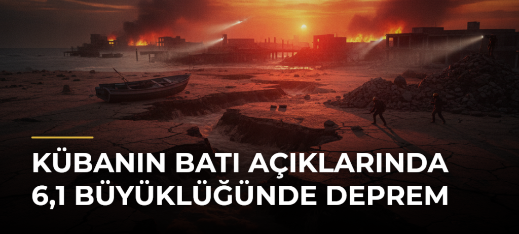 Kübanın batı açıklarında 6,1 büyüklüğünde deprem