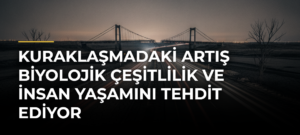 Kuraklaşmadaki Artış Biyolojik Çeşitlilik ve İnsan Yaşamını Tehdit Ediyor