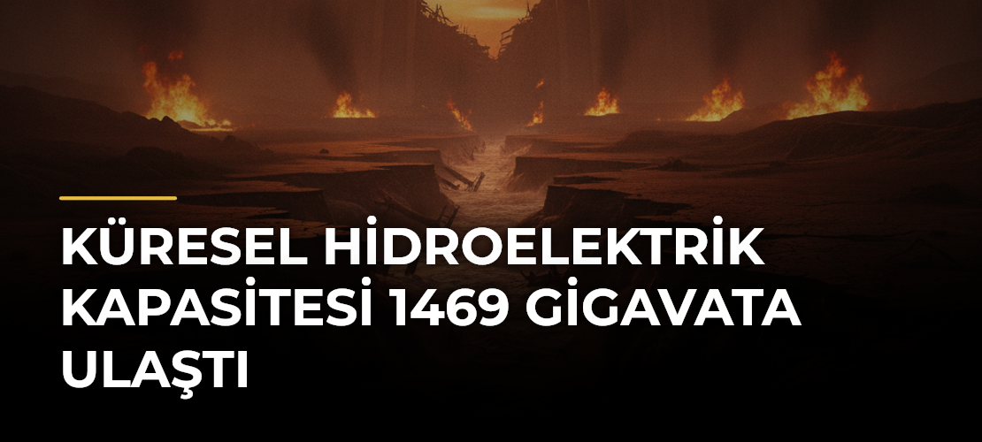 Küresel hidroelektrik kapasitesi 1469 gigavata ulaştı