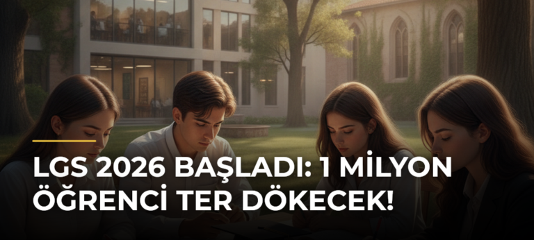 LGS 2026 Başladı: 1 Milyon Öğrenci Ter Dökecek!