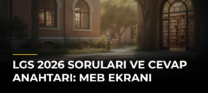 LGS 2026 Soruları ve Cevap Anahtarı: MEB Ekranı